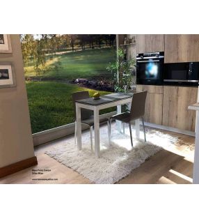 Mesa extensible con encimera en Dekton Penta