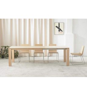 mesa extensible Iru de comedor moderna ondarreta