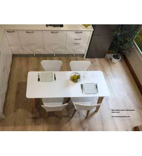 Mesa Adana encimera lacada multiple medidas