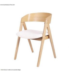 Chaise Surround en chêne ou noyer Rina