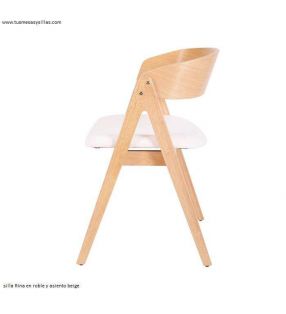 Chaise Surround en chêne ou noyer Rina