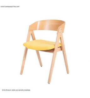 Chaise Surround en chêne ou noyer Rina