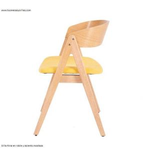 Chaise Surround en chêne ou noyer Rina