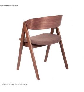 Chaise Surround en chêne ou noyer Rina