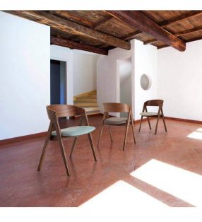 Chaise Surround en chêne ou noyer Rina