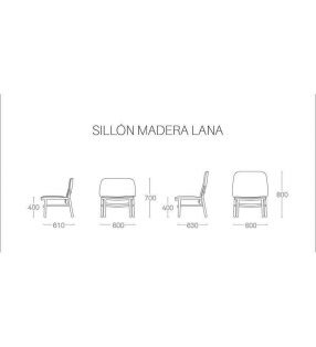 Sillón Lana Ondarreta