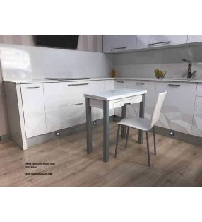 Table de cuisine petite extensible en format livre Arpa