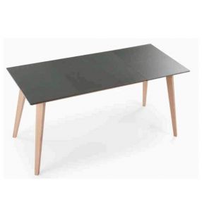 Table à rallonge avec pieds inclinés Style Lira Nordic