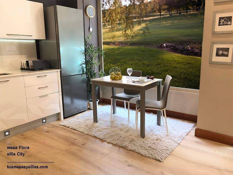 cadena Inmundo Acostado Oferta conjunto de mesa extensible y sillas cocina de diseño moderno