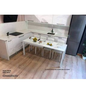 Conjunto mesa Luna y Sillas Bilbao