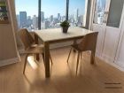 Lauri table extensible pieds en bois sur mesure