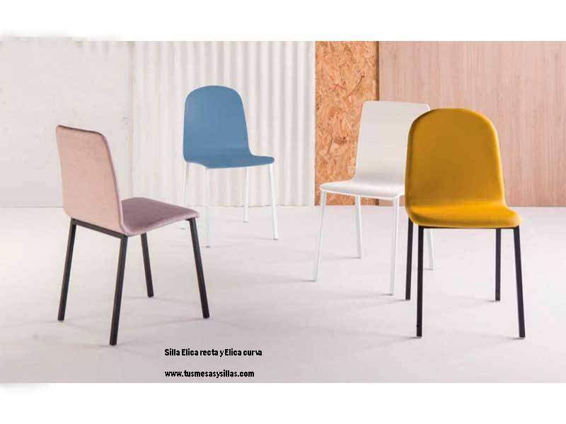 Silla comedor tapizada Élica