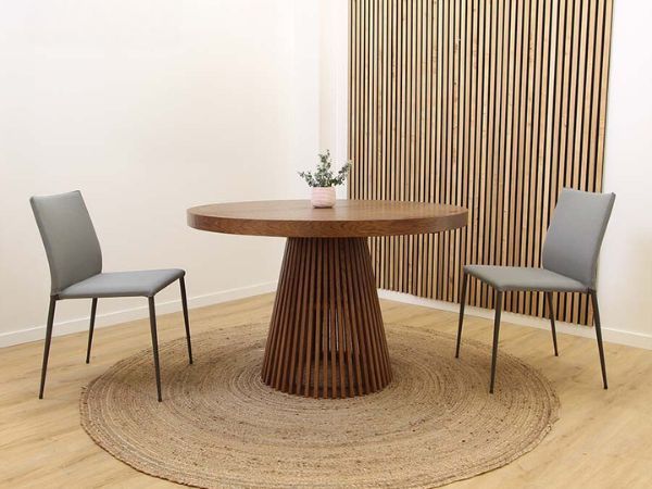 tables à manger rondes fixes ou extensible 80 - 90 - 100 - 110 cm ..