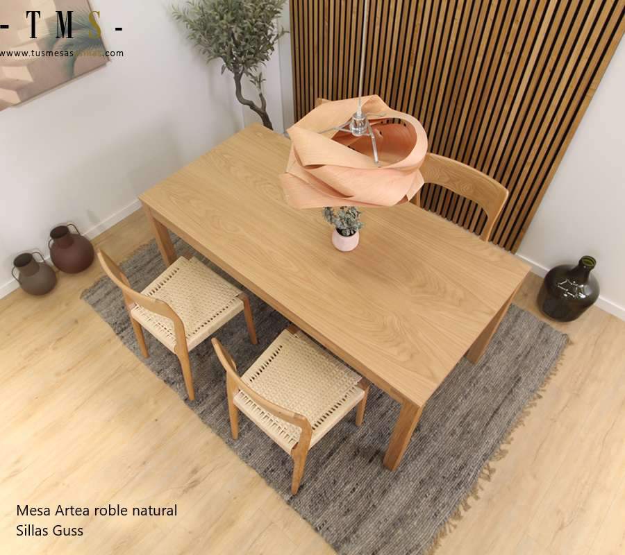 Grande table de ferme de 2,2m de long - Ameublement