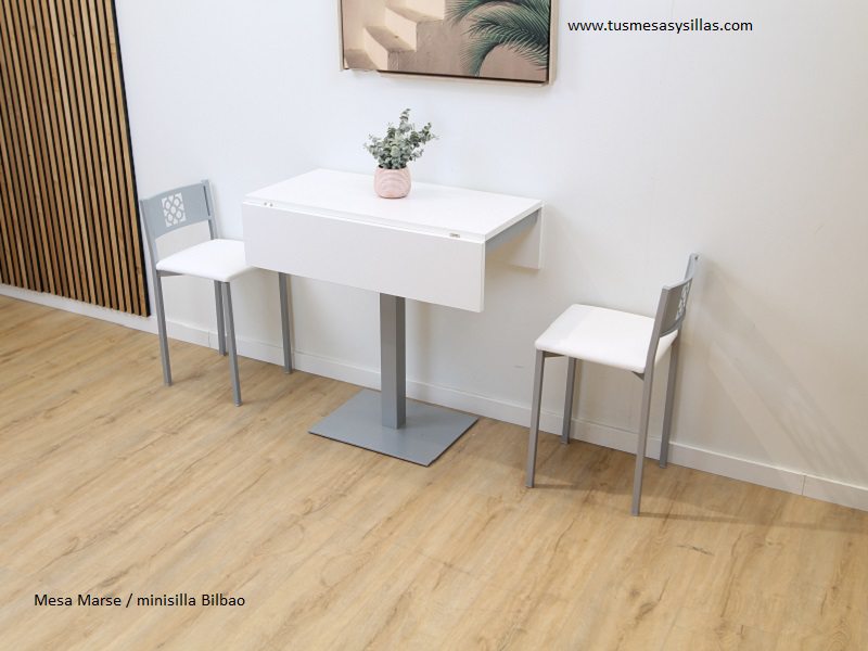 Mesa de cocina abatible blanca de pared| Mesas baratas