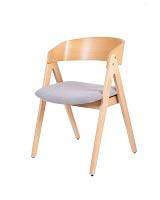 Roble con asiento Gris Claro