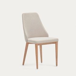 Tapisserie d'ameublement en chenille beige