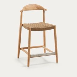Natural y asiento beige