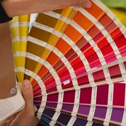 Échantillon de couleur des jambes client