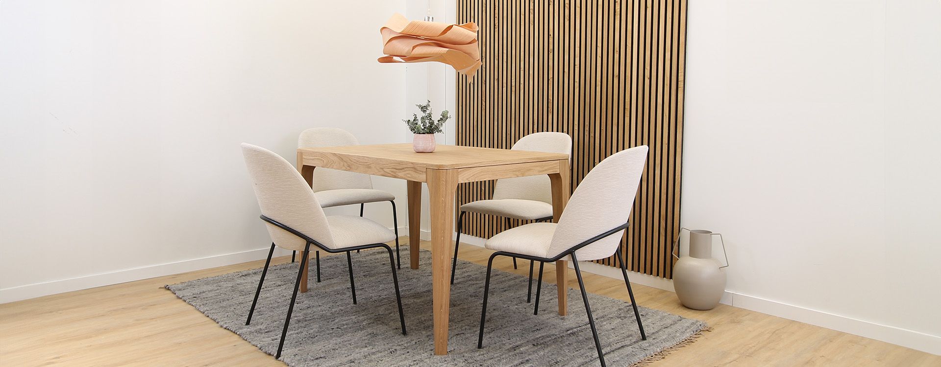 Table extensible en bois massif
