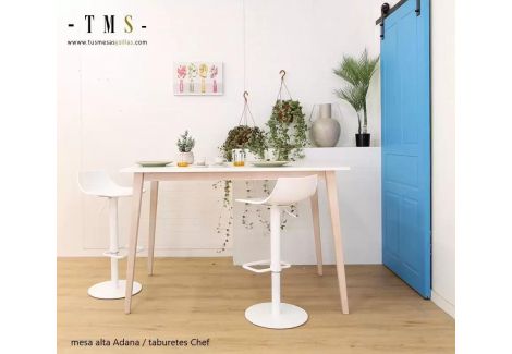 Mesas altas de cocina o comedor ¿cual es la altura ideal? ventajas e incovenientes de cada altura